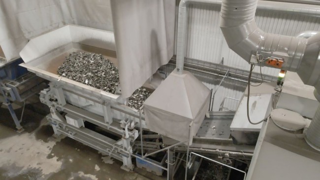 Metallrecycling mit dem ActiveFEED von SPALECK